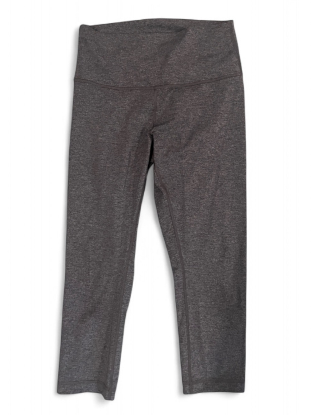 Lululemon Gray Leggings Cropped Workout Gym Loungewear Activewear Athleisure 8